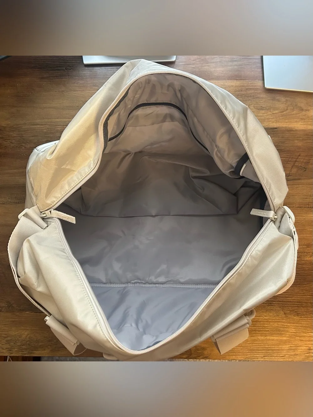 adidas Light Beige Men’s Duffel Bag- Brand New, Never Used